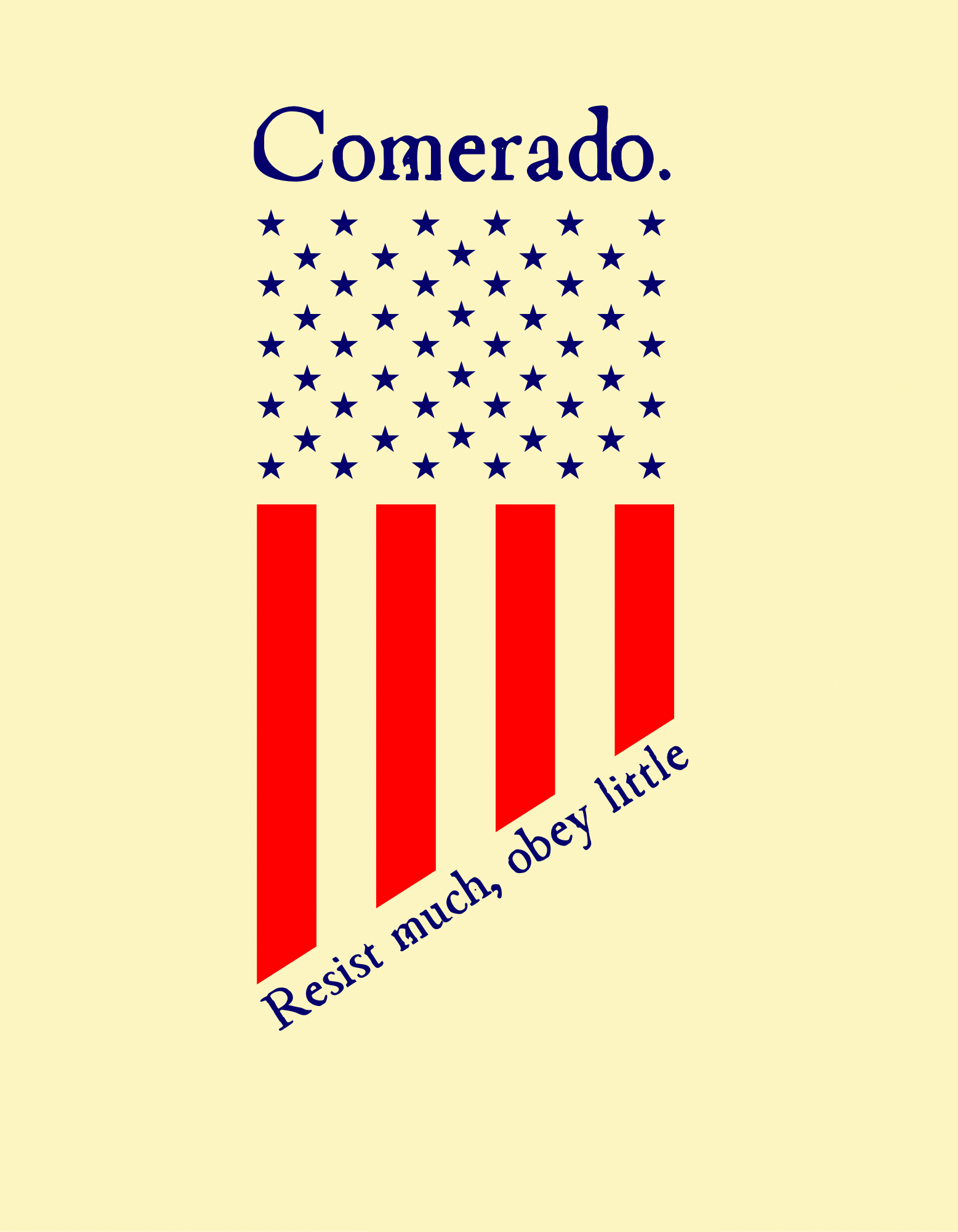 The founding ethic and editorial style of Comerado